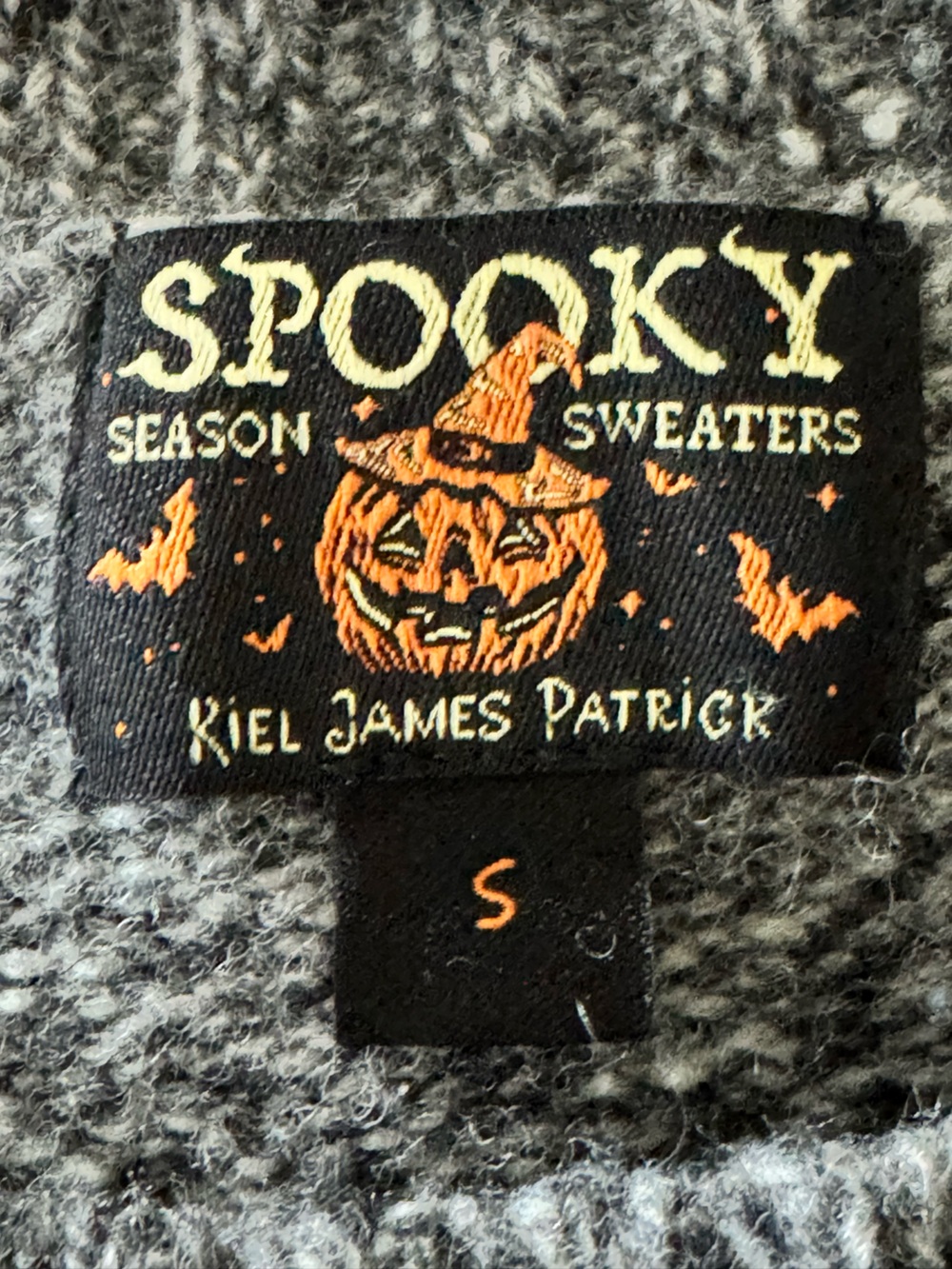KIEL JAMES PATRICK Spooky Season Black Cat Halloween Sweater - Women’s Small - Picture 10 of 12